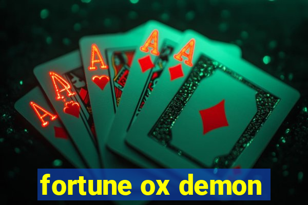 fortune ox demon